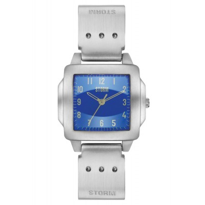 BUBBLE SQUARE LAZER BLUE