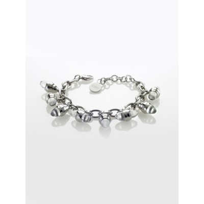BEAN DROP BRACELET CLEAR