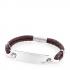 ZEUS ID BRACELET BROWN